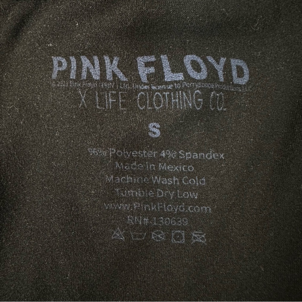 PINK FLOYD X Life Clothing Co T-Shirt Sz S Dark Side of the Moon Soft - Picture 5 of 7